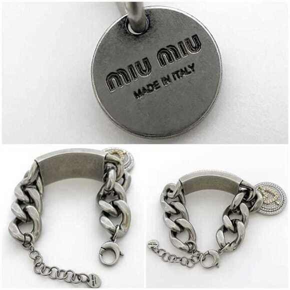 MIU MIU Silver Charm Bracelet - Picture 9 of 11